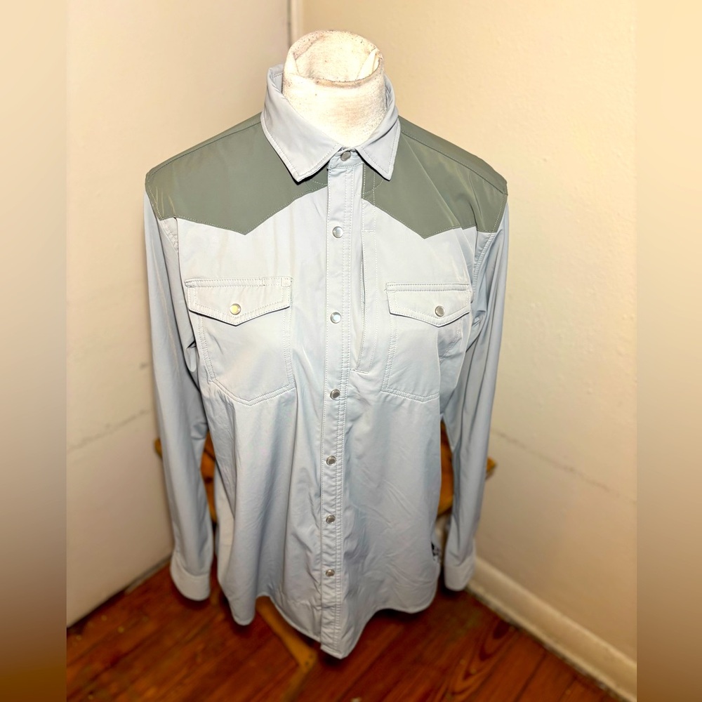 Diamond Cross Ranch Western Button Down Cowboy Shirt
